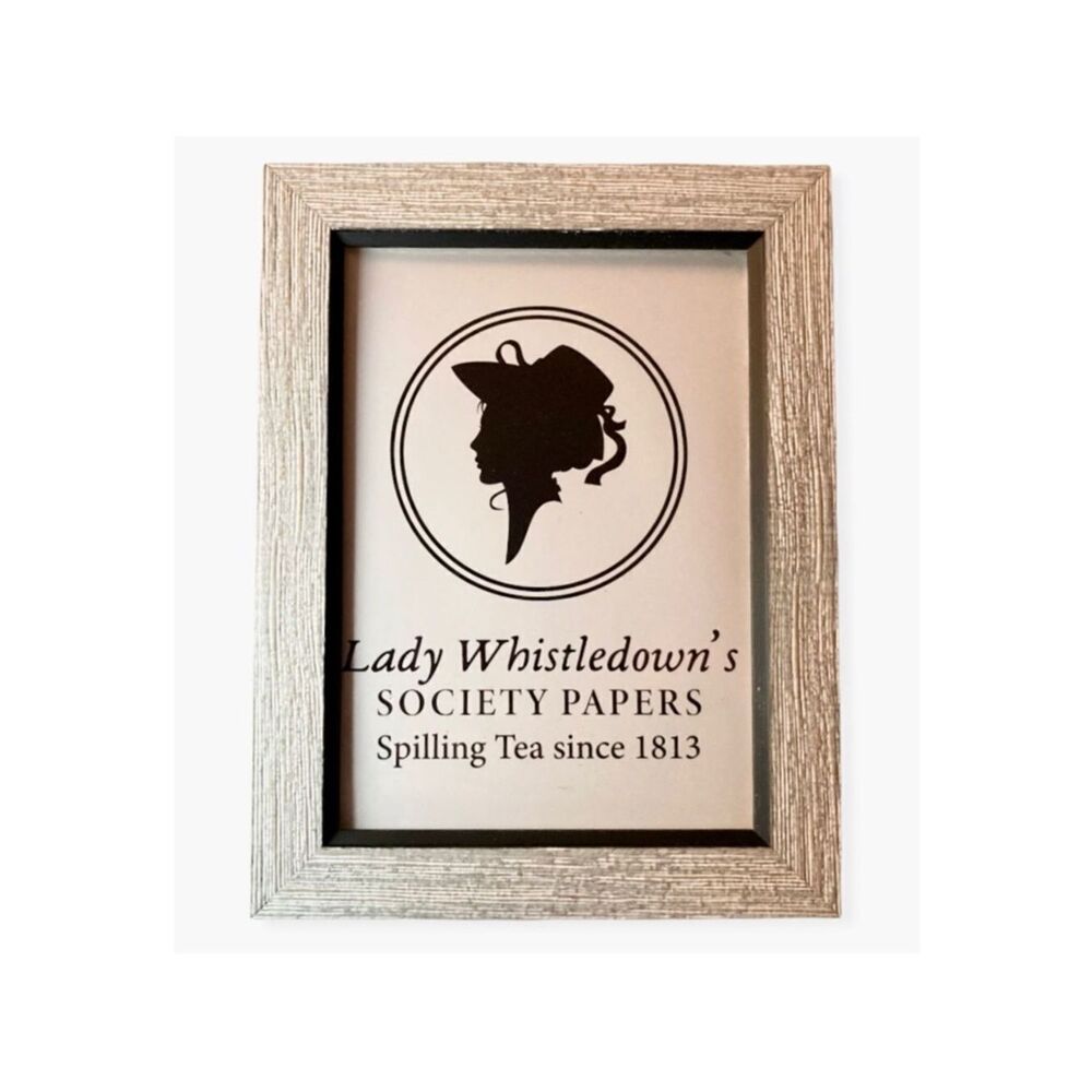 Bridgerton Lady Whistledown Print